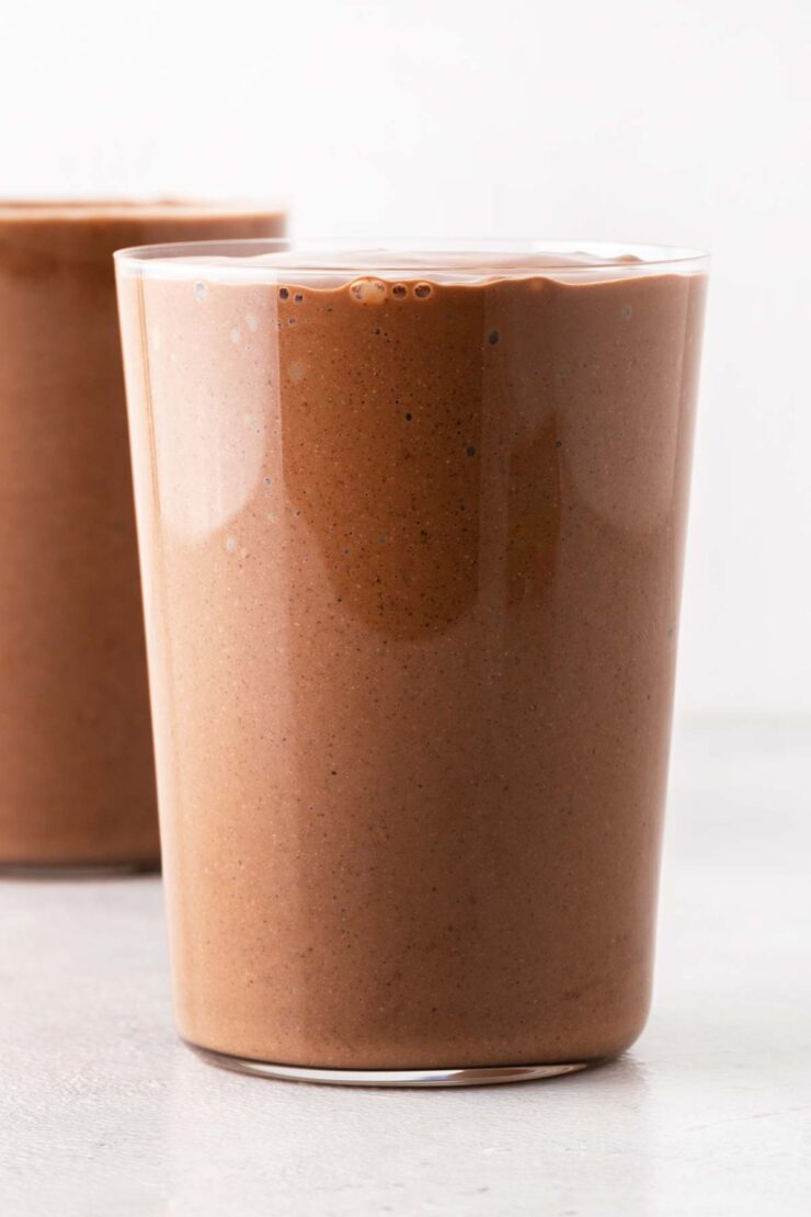 Chocolate almond brain fuel smoothie